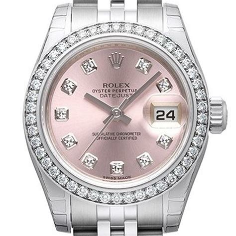 rolex with pink dial|rolex pink face diamond bezel.